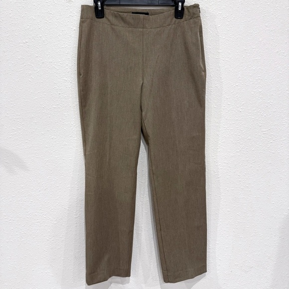 Talbots Heritage Dress Pants Side Zipper Tan Heather Straight Leg Women’s Size 8 - Picture 1 of 11